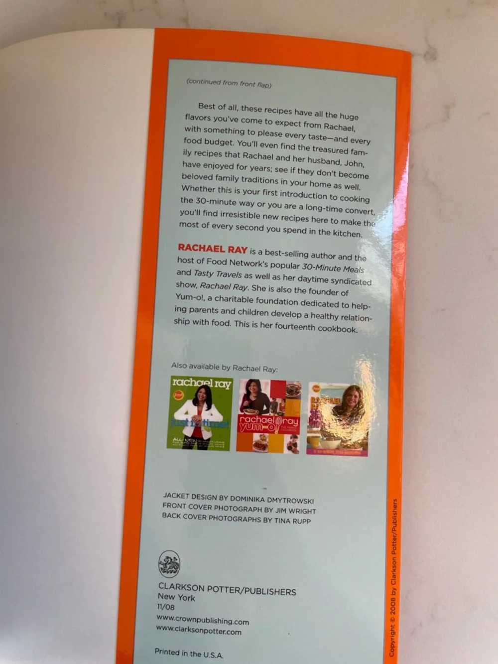Rachael Ray's Big Orange Book  - The Ultimate Collection Cookbook - Picture 8 of 9